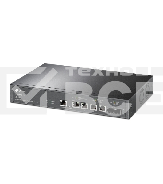 Коммутатор TP-Link JetStream™ 6-портовый управляемый  с 4 портами PoE++ 10GBase-T и 2 слотами SFP+ 10GE уровня 2+