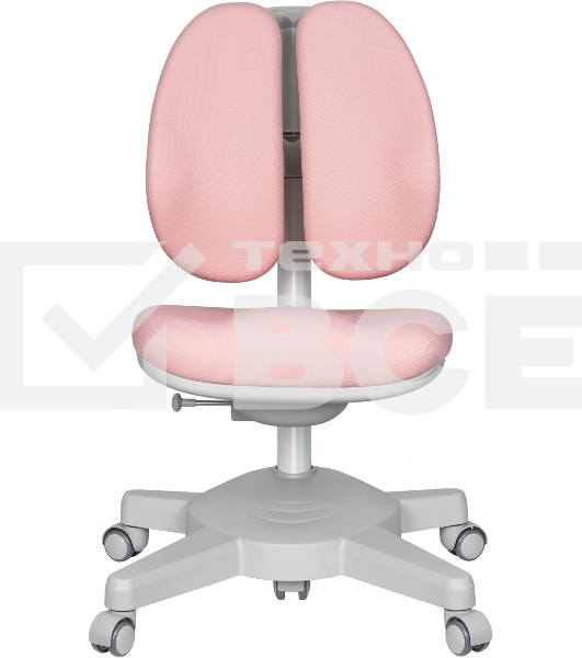 Кресло детское Cactus CS-CHR-3604PK розовый крестов. пластик серый