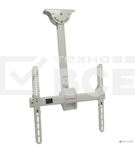 Кронштейн для телевизора Arm Media LCD-1800 белый, 26'-65' макс. 55 кг, потолочный, поворот и наклон