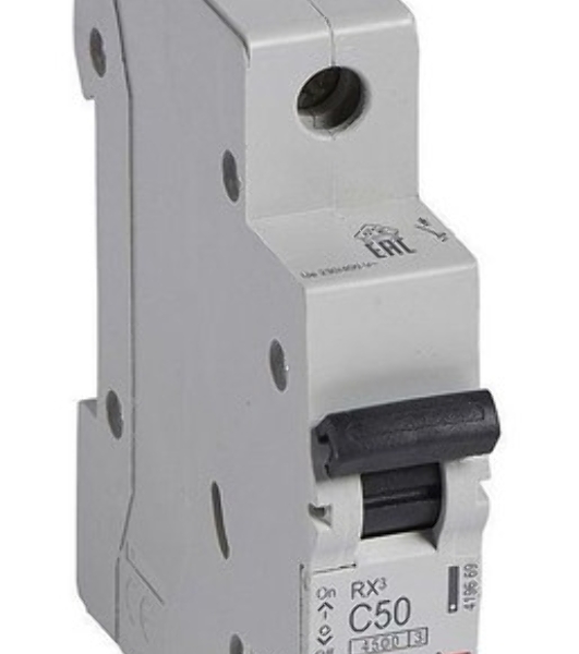 Выключатель автоматический Legrand 419669 RX3 4,5кА 50А 1П C