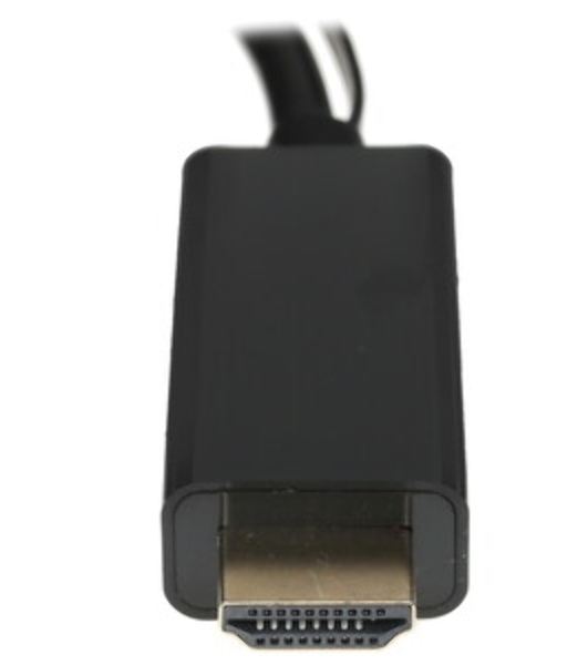 Конвертер HDMI->DisplayPort, Cablexpert DSC-HDMI-DP, HD19M+USBxHD20F, черный