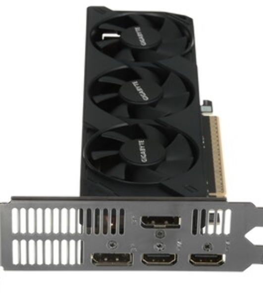 Видеокарта Gigabyte GeForce RTX5050 OC Low Profile, NVIDIA RTX 5050, 8 ГБ GDDR6, 128 бит, PCI-e 5.0, 2xHDMI, 2xDP, 2587 МГц