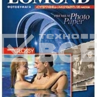 Фотобумага Lomond 1103101 A4/260г/м2/20л./белый высокоглянцевое для струйной печати