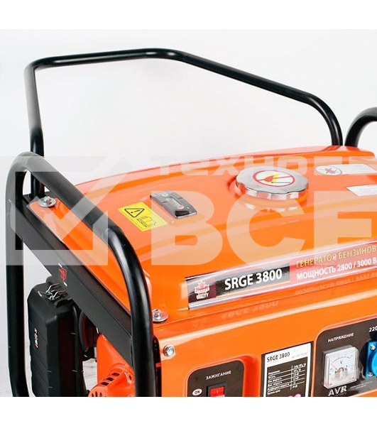 Электрогенератор бензиновый Patriot Max Power SRGE 3800, 3 кВт, 78 дБ, 43.6 кг