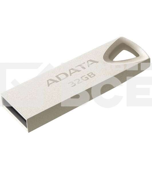 Флеш диск 32GB USB Drive ADATA USB 2.0 UV210 золотой мет. AUV210-32G-RGD