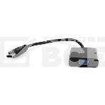 Переходник HDMI-VGA Cablexpert A-HDMI-VGA-04, 19M/15F, провод 15см, фото 1