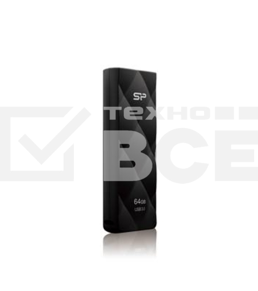 Флеш диск Silicon Power 64Gb Blaze B20 SP064GBUF3B20V1K USB3.0 черный