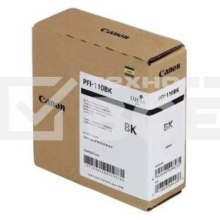 Картридж струйный Canon PFI-110 BK 2364C001 черный (160мл) для Canon TX-2000/TX-3000/TX-4000