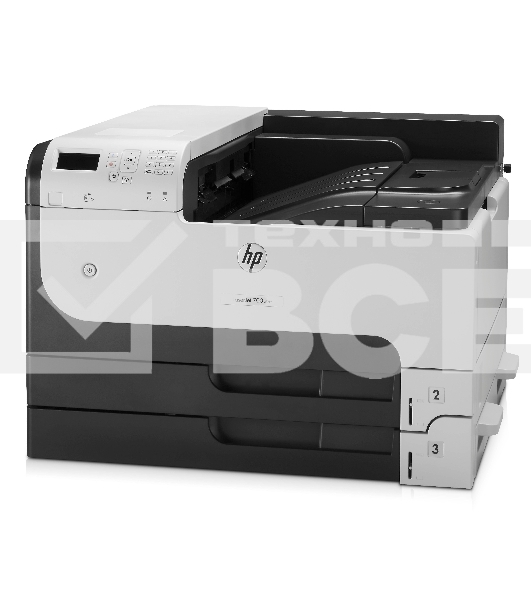 Принтер лазерный HP LaserJet Enterprise 700 M712dn (CF236A), A3, ч/б, печ. до 41 стр/мин. (А4) до 40 стр/мин. (А3), 1200 x 1200 dpi, USB, RJ-45, Air Print