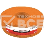 Кабель коаксиальный Rexant RG-6U+Cu нг(А)-HF, Cu/Al/Cu, 64%, 75 Ом, бухта 100 м, оранжевый, фото2