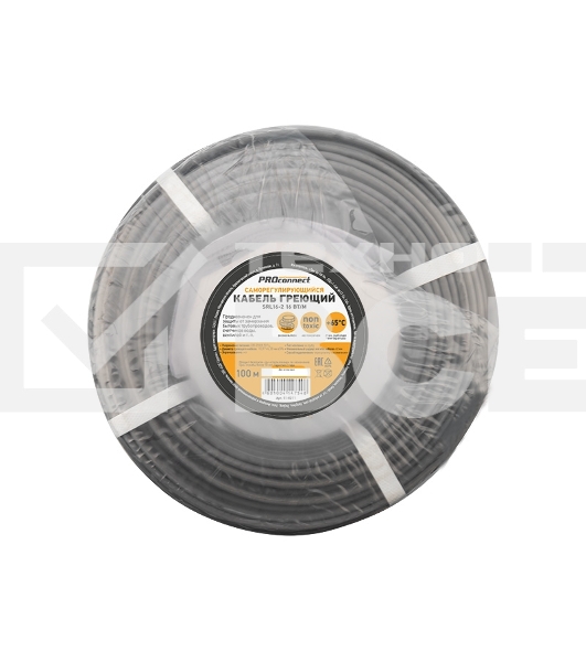Кабель греющий саморегулирующийся неэкранированный SRL16-2 (16 Вт/1 м), 100 м PROconnect