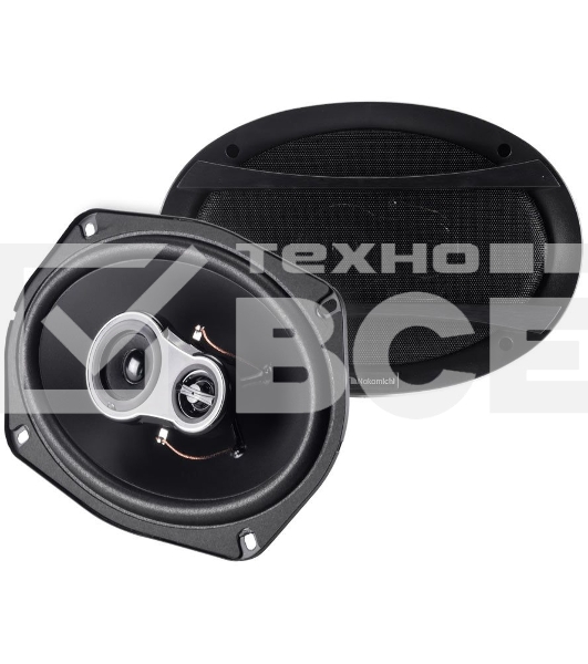 Колонки автомобильные Nakamichi NSE-6918R 260Вт 4Ом 15x23см (6x9дюйм) (ком.:2кол.) коаксиальные трехполосные