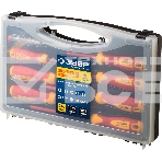 Набор: Отвертки SL 3, 5, 6 / PH 1, 2 / PZ 1, 2, тестер 100-250 В, ЗУБР 