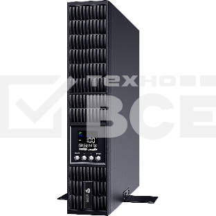 Источник бесперебойного питания UPS Сайбер Электро ЭКСПЕРТ-3000Р Онлайн, Стойка/Напольный