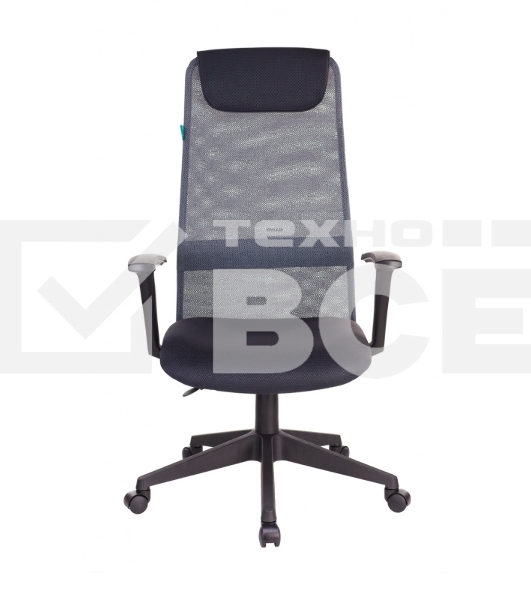 Кресло руководителя Бюрократ KB-8N/DG/TW-12 серый TW-04 TW-12 сетка