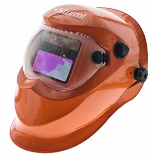 Маска сварщика 'Хамелеон' 93x43мм,DIN 4/9-13, 1/30000сек, 3 рег-ки,тест фильтра,Sturm! AW91A7WH