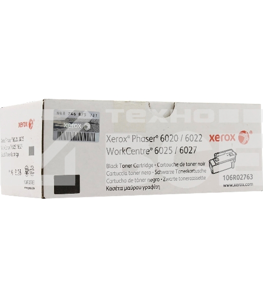 Картридж лазерный XEROX 106R02763 черный для Phaser 6020/22/WC 6025/27 (2000 стр.)(Channels)