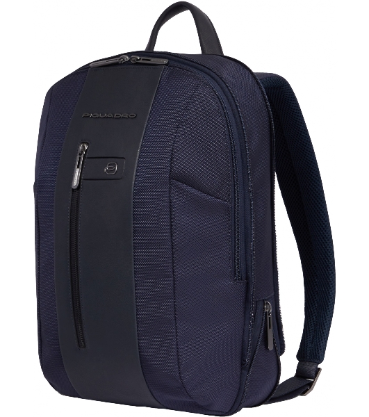 Рюкзак Piquadro Brief2 CA6384BR2/BLU синий нейлон/натур.кожа