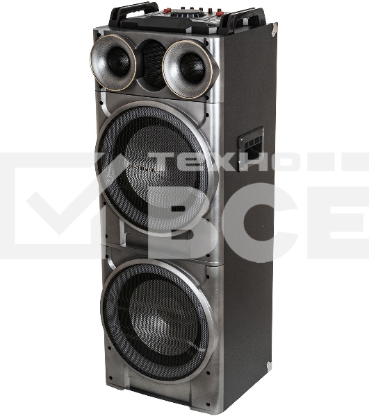 Минисистема SUPRA SMB-2150 черный 1200Вт FM USB BT SD (в комплекте: активн.+пассив.колонки)