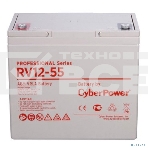 Батарея PS CyberPower Professional series RV 12-55 / 12V 60Ah operational life 12 years, фото3