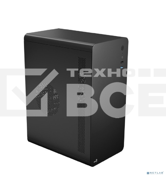 Корпус Aerocool  / Formula CS-110-S-BK-v1 (mATX, 0.7mm, USB3.0 x1, USB2.0 x2, 1x 8cm Black Fan)