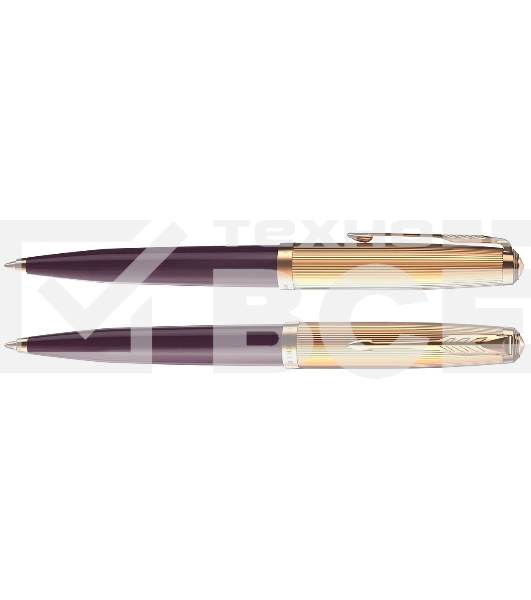Ручка шариковая Parker 51 Deluxe (CW2123518) Plum GT M черн. черн. подар.кор.
