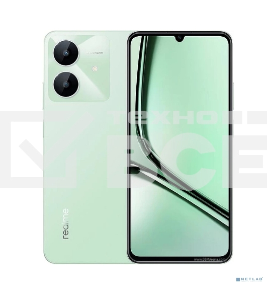 Смартфон Realme Note 60х, 3/64Gb, зеленый