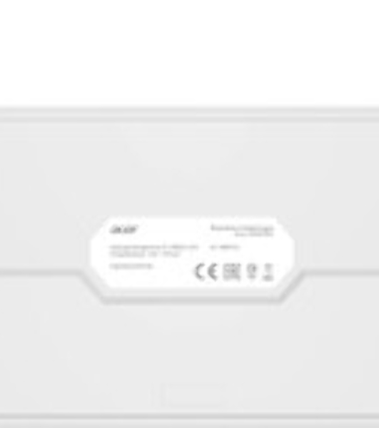 Клавиатура проводная Acer OKW304 (ZL.KBDCC.01V), USB, белый