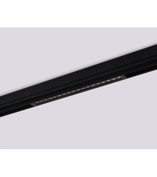 Светильник светодиодный трековый для шинопровода Magnetic Ambrella light GL1730 BK черный IP20 15W 4200K 220V 24° 342*25*42 (Без ПДУ)