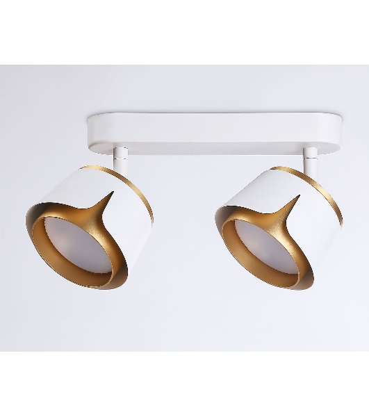 Светильник Ambrella light TN71229/2 WH/GD белый/золото GX53/2 220*100*147