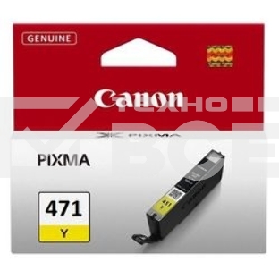Картридж струйный Canon CLI-471Y (0403C001) желтый (7 мл, до 323 стр. A4) для Canon PIXMA MG5740/MG6840/MG7740/ TS5040/TS6040/TS8040/TS9040