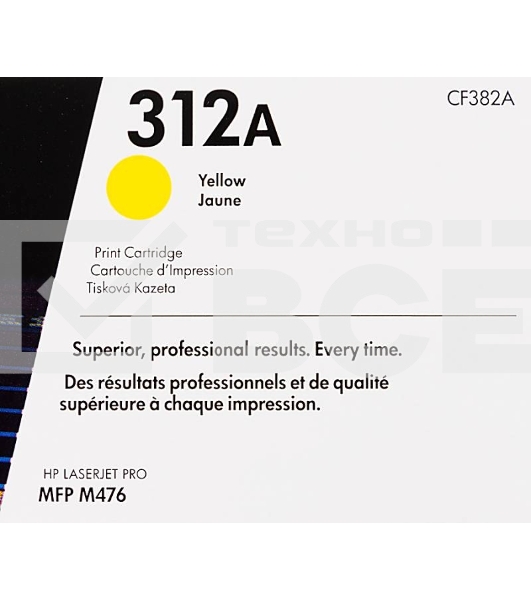 Тонер Картридж HP 312A CF382A желтый для HP CLJ Pro M476 (2400 стр.)