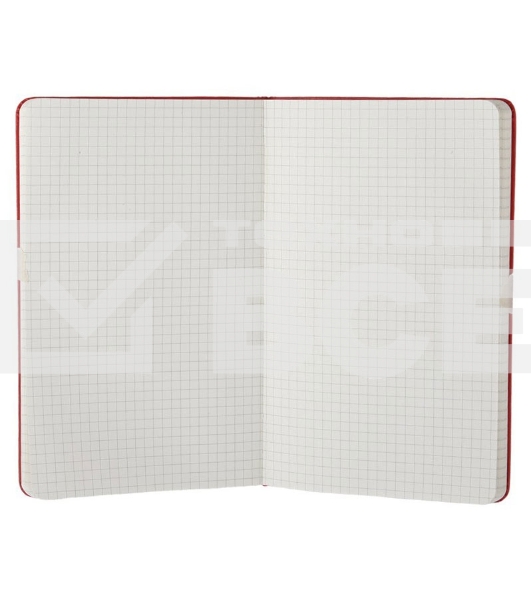 Блокнот Moleskine CLASSIC QP061R Large 130х210мм 240стр. клетка твердая обложка фиксирующая резинка красный