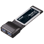 Адаптер D-Link DUB-1320 2-портовый USB 3.0 для шины ExpressCard, фото2