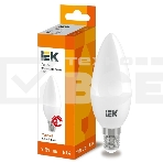 Лампа Iek LLE-C35-7-230-30-E14 светодиодная ECO C35 свеча 7Вт 230В 3000К E14 IEK, фото 1