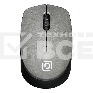 Мышь беспроводная Oklick 486MW серый/черный, 1000 dpi, радиоканал, USB, кнопки - 3