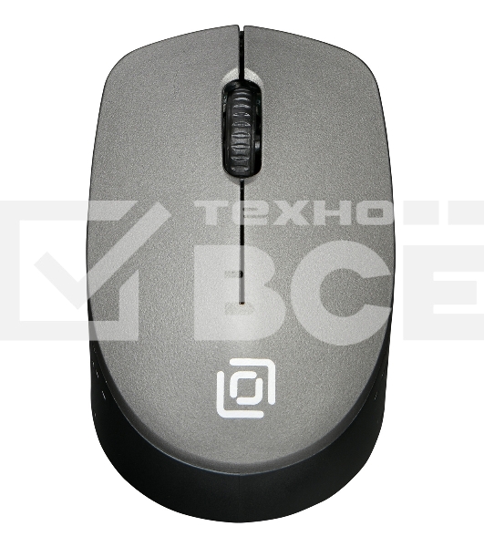 Мышь беспроводная Oklick 486MW серый/черный, 1000 dpi, радиоканал, USB, кнопки - 3