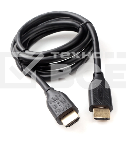 Кабель HDMI Cablexpert CC-HDMI8К-2M, 19M/19M, v2.1, 8К, медь, позол.разъемы, экран, 2м, черный, пакет