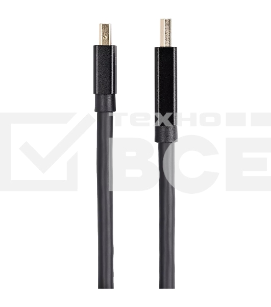 Кабель 1.4V Mini DisplayPort M <--> Display Port M 1,8м  4K@120HZ 8K@60HZ Telecom (TA683M-1.8M)