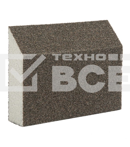 Губка для шлифования, 120 х 90 х 25 мм, трапеция, мягкая, P 100 Matrix