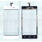 Сенсорное стекло (тачскрин) для OPPO R1, белое, фото4