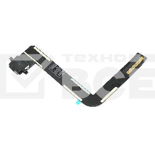 Шлейф c разъемом зарядки для Apple iPad Air, iPad 5 2017, iPad 6 2018 черный
