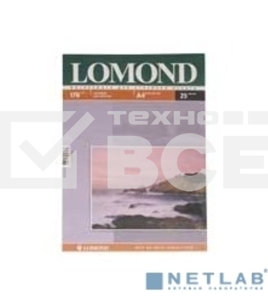 Фотобумага Lomond 0102032 A4/170г/м2/25л./белый матовое/матовое для струйной печати