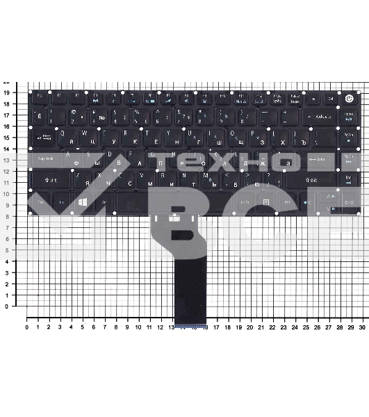 Клавиатура для ноутбука Acer Swift 3 SF314-51 черная с подсветкой