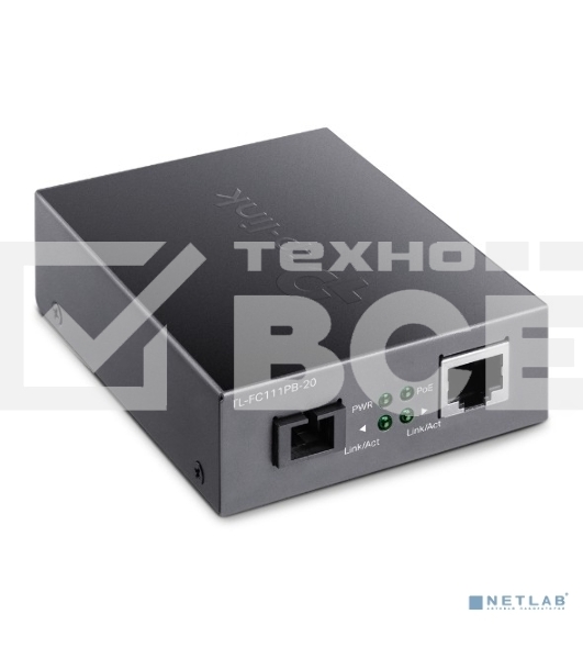 Медиаконвертер TP-Link TL-FC111B-20 WDM  10/100 Мбит/с SMB