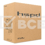 Компьютерный корпус без блока питания HSPD M320, Mesh Mini-tower, черный, slide TG, 0.45 SPCC, 2x140мм ARGb+1x120мм ARGb mATX, mITX 160/340/184мм 2x2.5