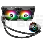 Водяное охлаждение для процессора Thermalright Frozen Notte 240 черный ARGB V2 (240mm, Black, ARGB/ Fans: 2x120mm, 72.37CFM, 27.7dBA, 2000RPM/ Pump height 54mm, 28dBA, 5300RPM, Rad thickness 27mm/ S: 1200, 1700, 1851, 2011, 2066, 115X, AM2, AM2+, AM3, AM3, фото11