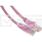 Патч-корд UTP Cablexpert PP12-1m кат.5e, 1м, литой, многожильный (розовый), фото3