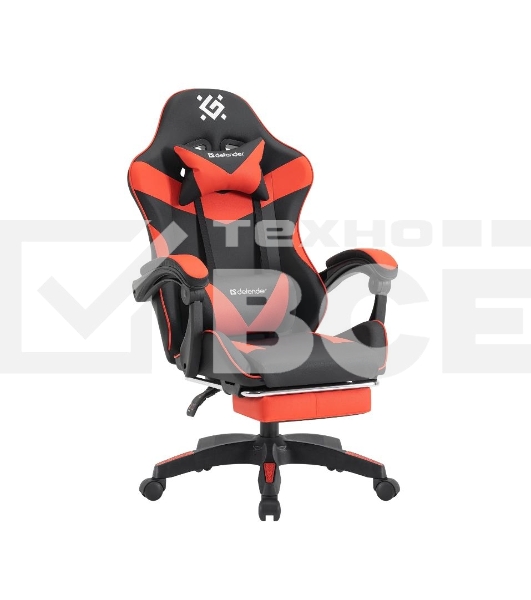 Кресло игровое Defender 64057 TORNADO BLACK/RED PU