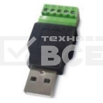 Сборный разъем USB папа, фото2